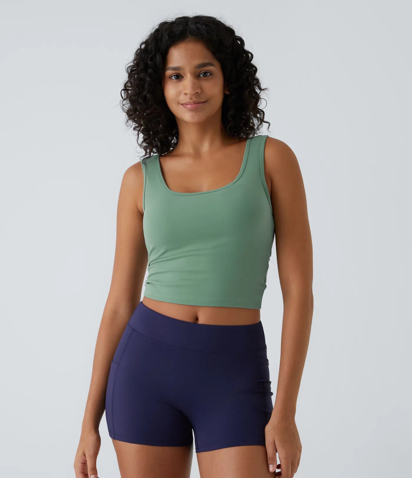 Ballet Dance Tank Top Crisscross Backless U-Neck