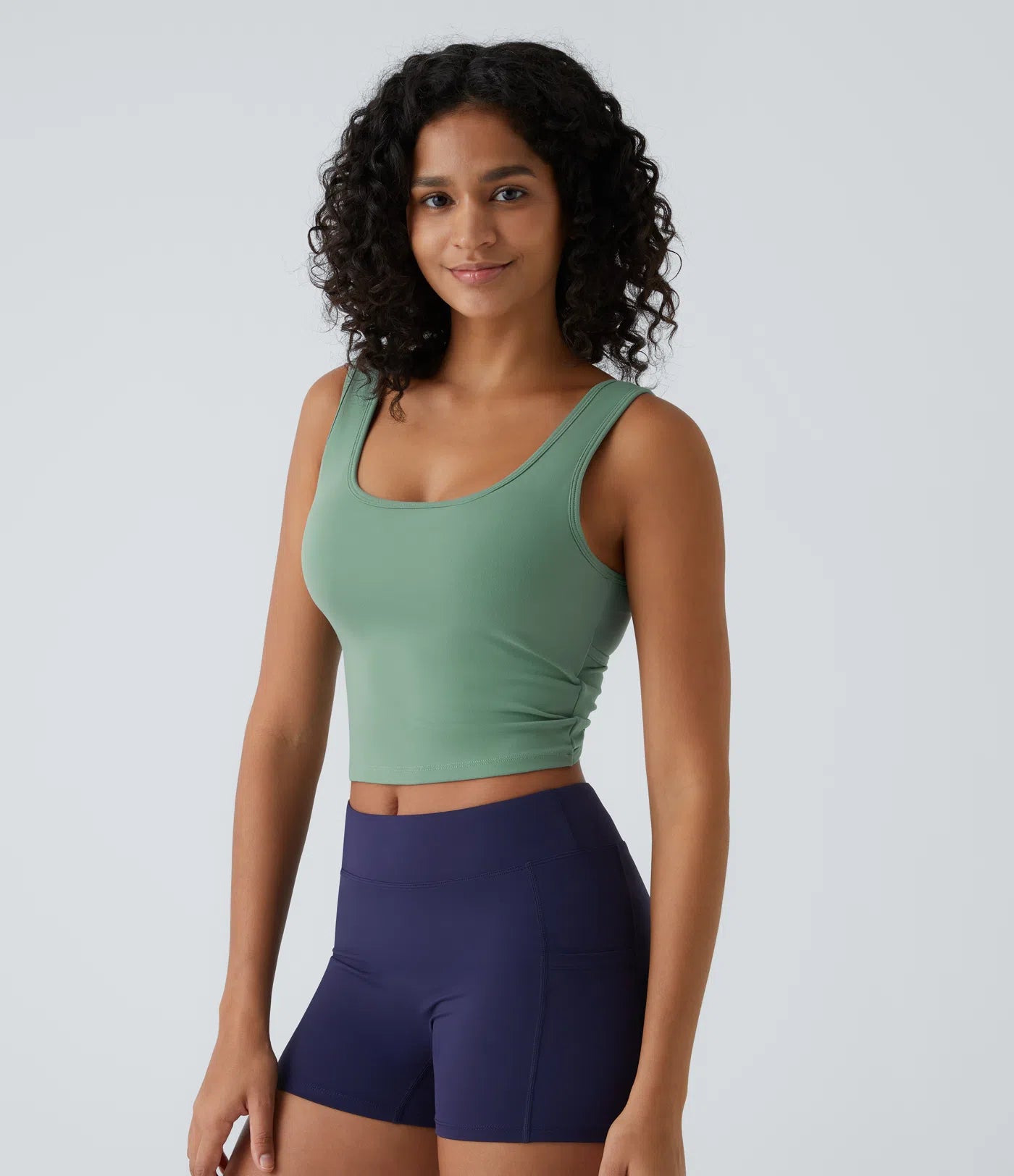 Ballet Dance Tank Top Crisscross Backless U-Neck