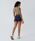 Ballet Dance Tank Top Crisscross Backless U-Neck