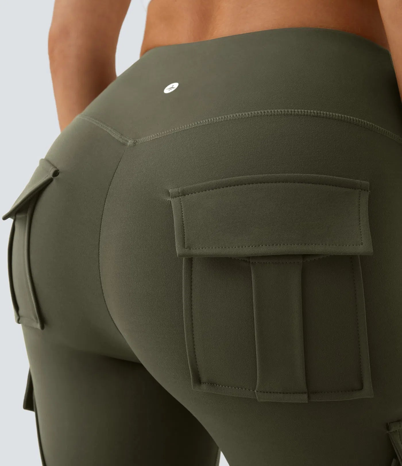 High Waist Pocket Skinny Yoga Cargo Leggings