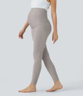 Softlyzero™ Maternity 7/8 Yoga Leggings with Super High Waist - UPF50+ Protection