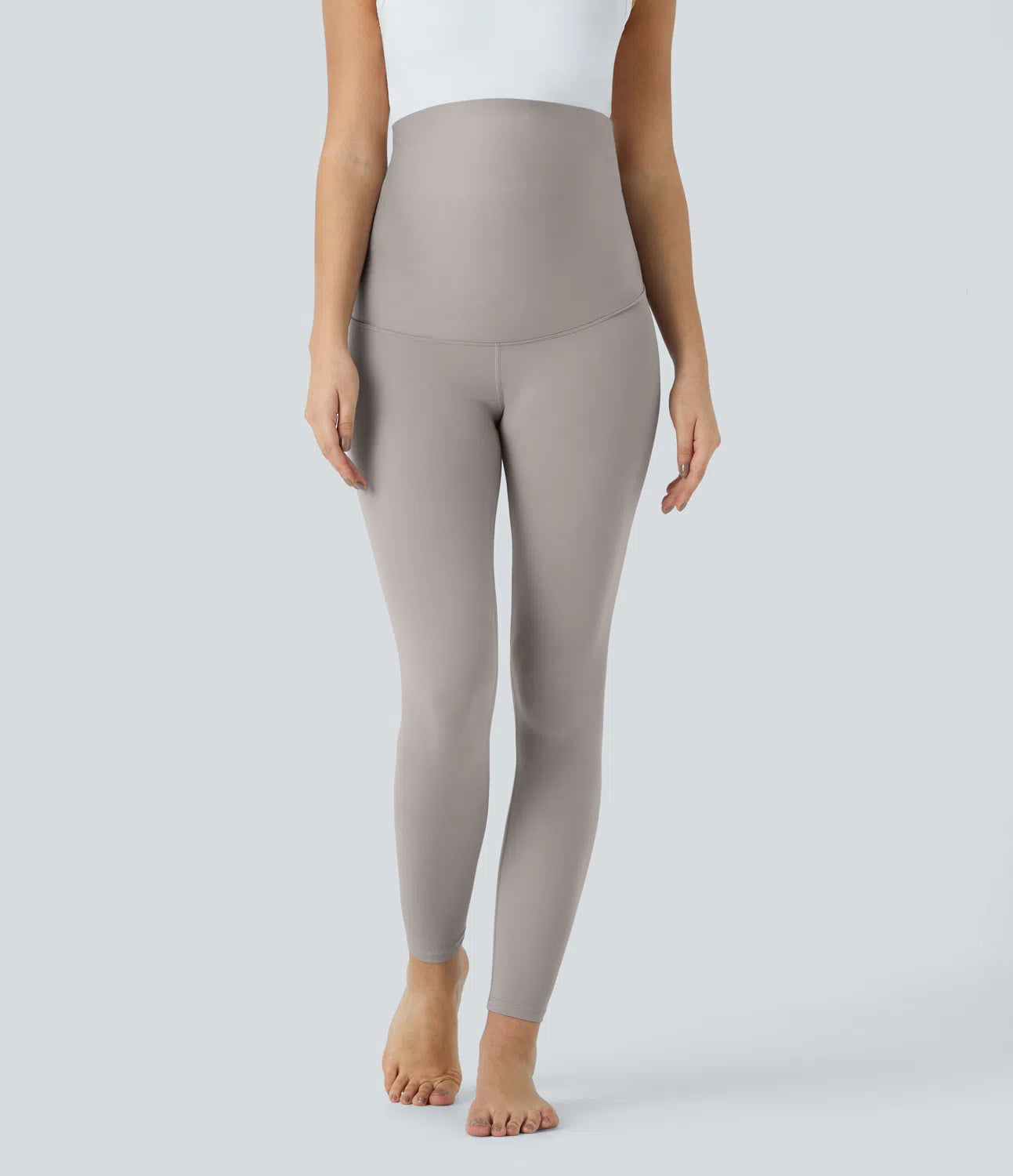 Softlyzero™ Maternity 7/8 Yoga Leggings with Super High Waist - UPF50+ Protection