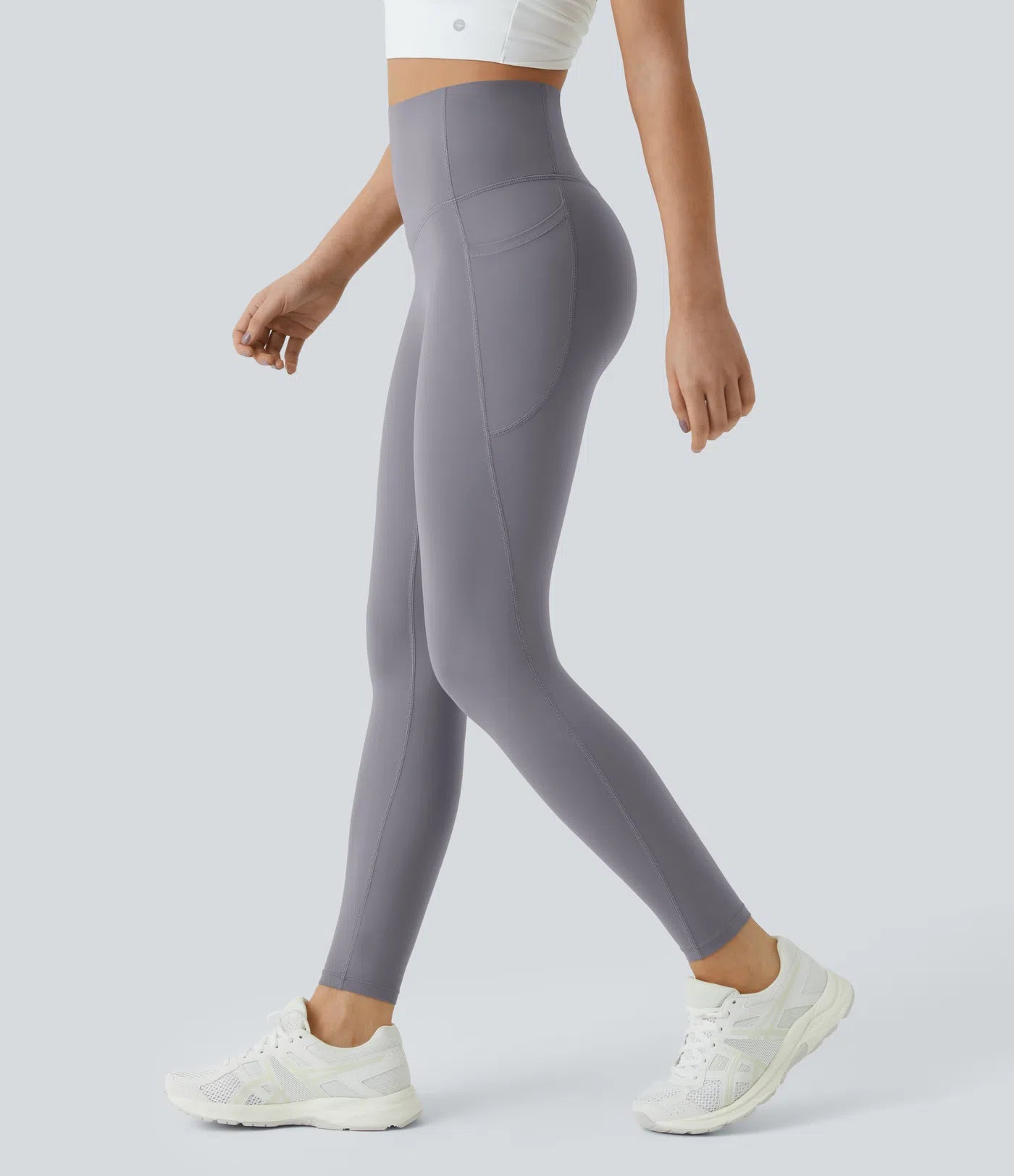 High Waisted Sculpting Leggings - Tummy Control &amp; Pockets