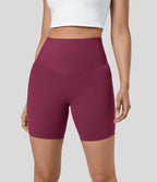 High Waisted Shaping Shorts - Tummy Control &amp; Pockets