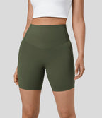 High Waisted Shaping Shorts - Tummy Control &amp; Pockets